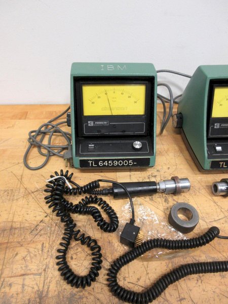Federal Electric Bore Gage System EMD-632B (2 Units)  with Analog Readout, (2) 28.65mm Probe Heads and (1) 28.65mm Master Setting Ring- Auction Item