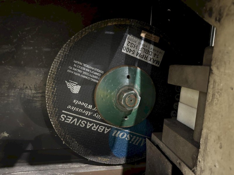 3.25"  CAPACITY TRD MANUFACTURING FLYING ABRASIVE CUTOFF SAW: STOCK #22592