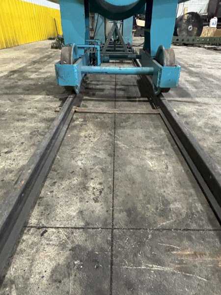 500 TON DRILL QUIP HORIZONTAL HYDRAULIC WHEEL PRESS WITH VICKERS HYDRAULIC UNIT: STOCK #23422