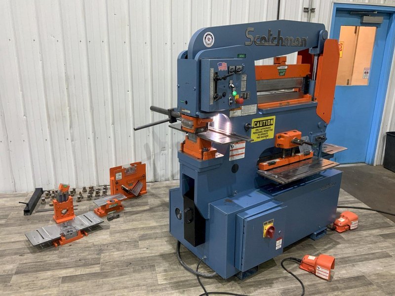 70 TON SCOTCHMAN MODEL # DO70-24M HYDRAULIC IRONWORKER: STOCK #80853