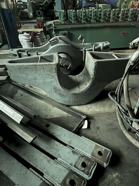 400 TON RODGERS MODEL #1F400 HYDRAULIC INCLINED FRAME HORIZONTAL WHEEL PRESS: STOCK #15558