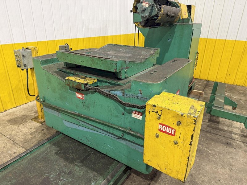 10,000 LBS X 24" X .105" ROWE ENTRY SERVO FEED LINE, COIL CAR, REEL, STRAIGHTENER, INDRAMAT SERVO FEED: YOBRO #24518