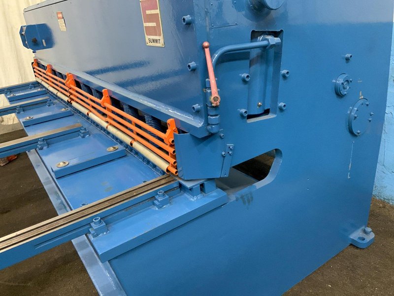 10' x 1/4" SUMMIT HYDRAULIC SQUARING SHEAR: STOCK #78851