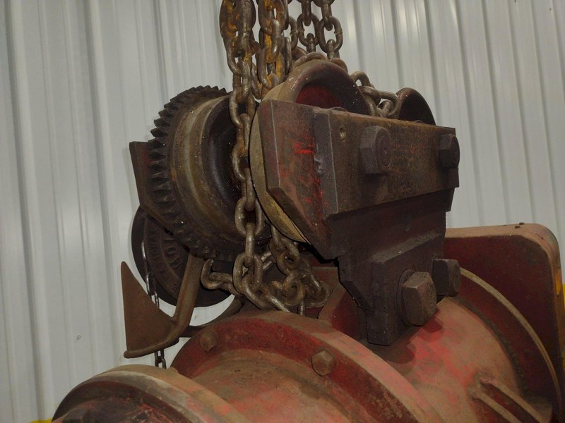 5 TON 10,000 LBS BOBCAT POWER CABLE HOIST WITH TROLLEY: STOCK #18939