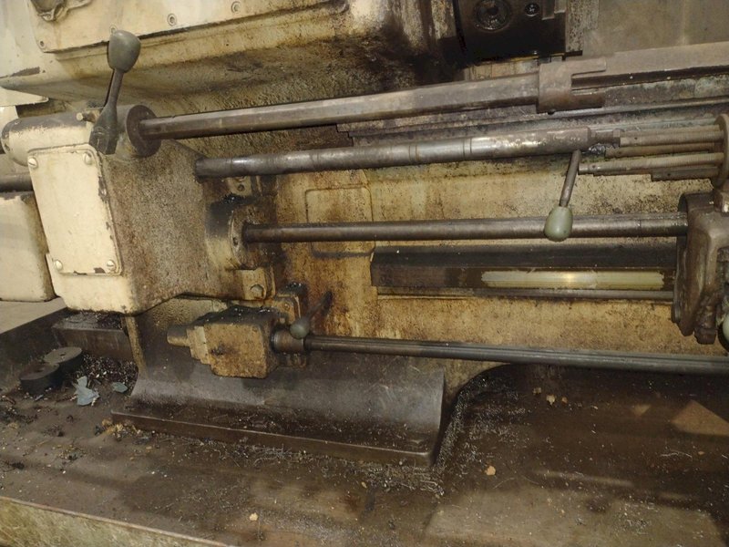 #2A WARNER &amp; SWASEY MODEL #M-3470 TURRET LATHE WITH CROSS SLIDING TURRET, " HOLE: YOBRO #24548