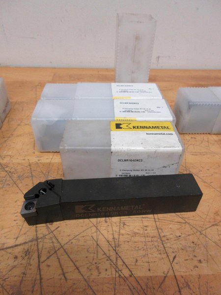Kennametal 1x1" Turning Tool Holders, (8pcs) D-Clamping 6" OAL Assorted Types ***New In Packages***- Auction Item