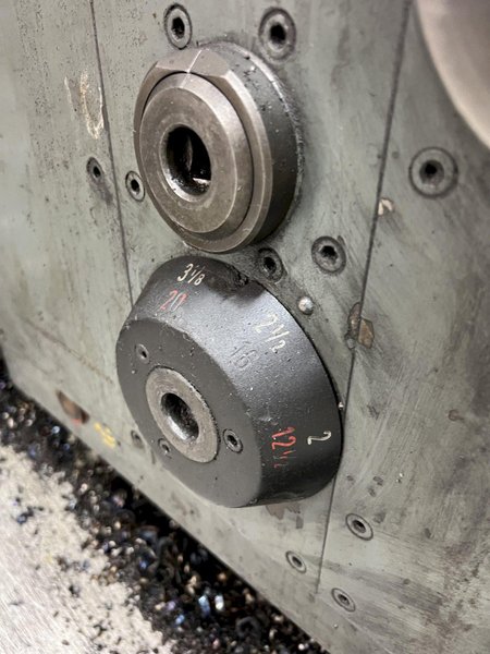 50 HP FRITZ WERNER  DOUBLE SIDED MODEL #FP7V2 HEAVY DUTY DUPLEX MILL/MILLING MACHINE. STOCK # 0309623