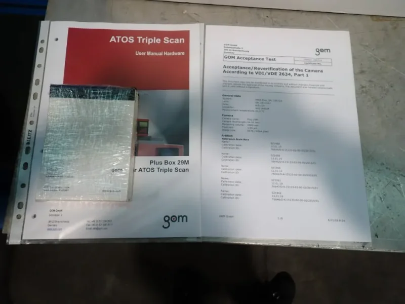 GOM GMBH ATOS PLUS 29M 3D MEASURING SENSOR  -  PLUS 29M 2000