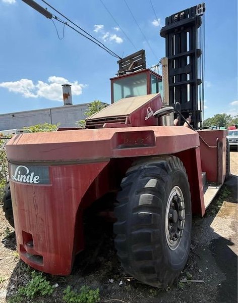 90,000# 1995 LINDE HD COIL LIFT TRUCK FORK LIFT STOCK# 4399