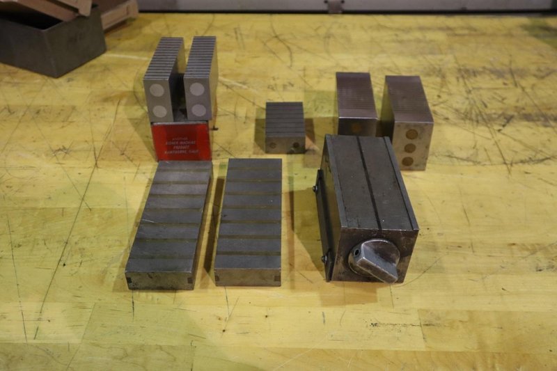 Magnetic Chucks and Blocks - Assorted- Auction Item