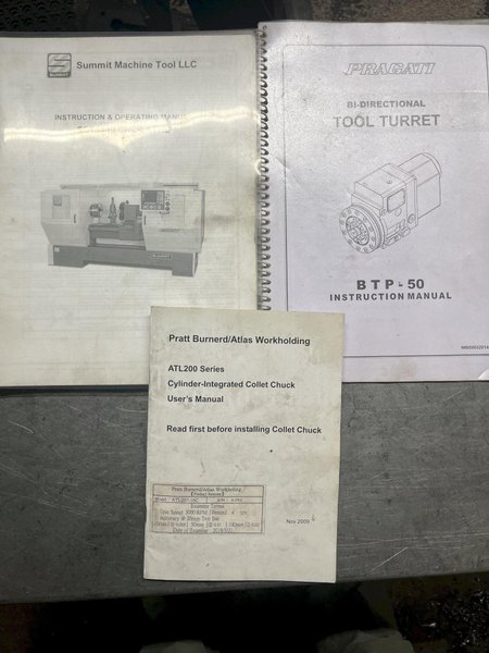 14&quot; x 40&quot; Summit Model SCT 14x40 CNC lathe, New 2018.