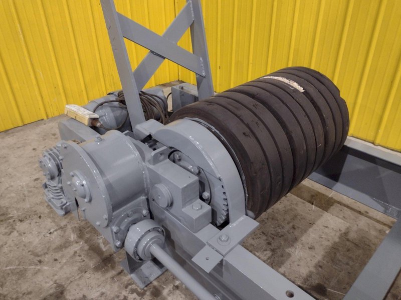 120 TON (240,000 LBS) RANSOME PANDJIRIS POWERED TANK TURNING ROLLS, POWER &amp; IDLER: STOCK #23143