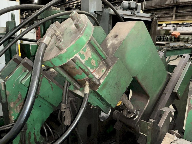 6" x 6" x 1/2" CONTROLLED AUTOMATION MODEL #ABL-74 AUTOMATIC ANGLE PUNCH &amp; SHEAR LINE: STOCK #24935