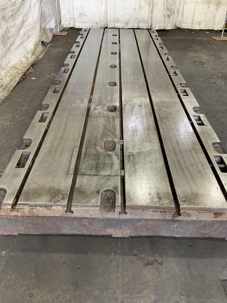 192" X 60" T-SLOTTED FLOOR PLATE: STOCK #81414