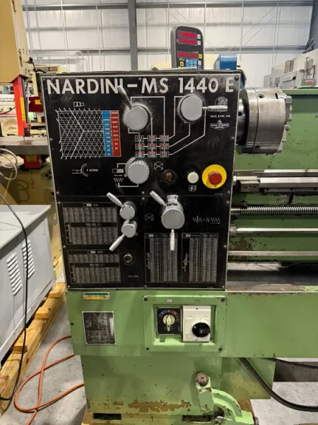 NARDINI MASCOTE MS-1440E 14”/19.75” x 40”cc Gap Bed Lathe #7767