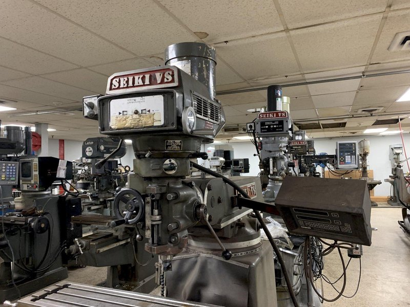 Seiki Model 3VS Variable Speed Vertical Milling Machine