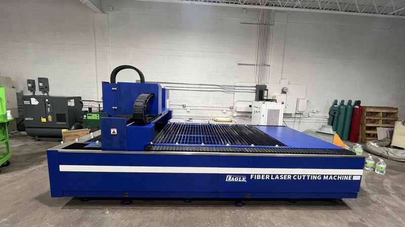 3,000 Watt Eagle EV-30 Fiber Maxphotonics Laser Cutting Machine, 2025 – New Never Put to Power, 5′ x 10′ table, Ready to Ship!