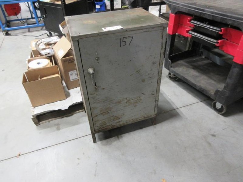 Steel Locking Storage Cabinet with 3 Shelves- Auction Item