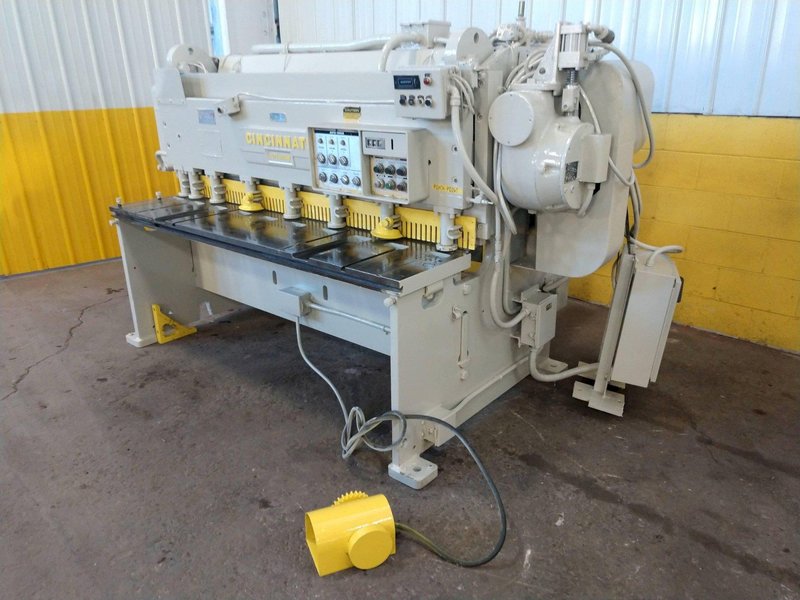 6&#039; X 10 GA CINCINNATI MODEL 1006-R POWER SQUARING SHEAR: STOCK #10613