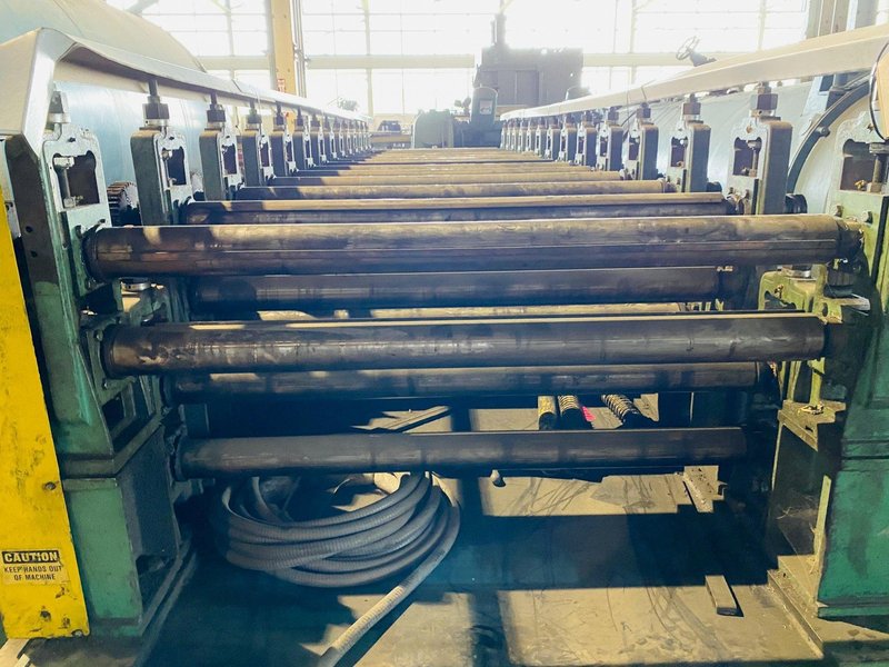 14 STAND X 3&quot; X 50&quot; ASC DUAL HEIGHT PANEL ROLLFORMER. STOCK # 0630921