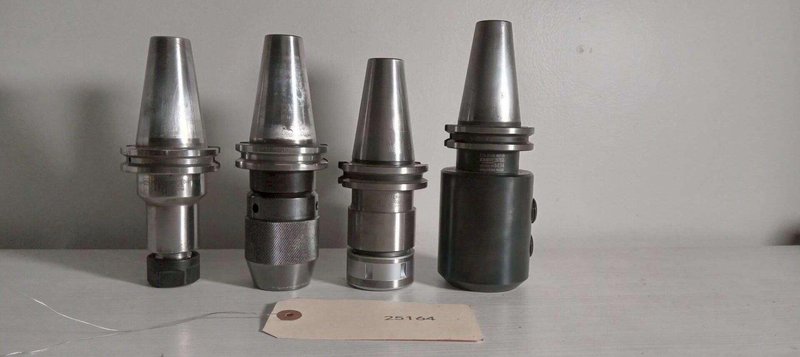 4x Cat40 Cat 40 Taper Tool Holders Jacobs ER Collet 1.25″  Weldon Flat ER20