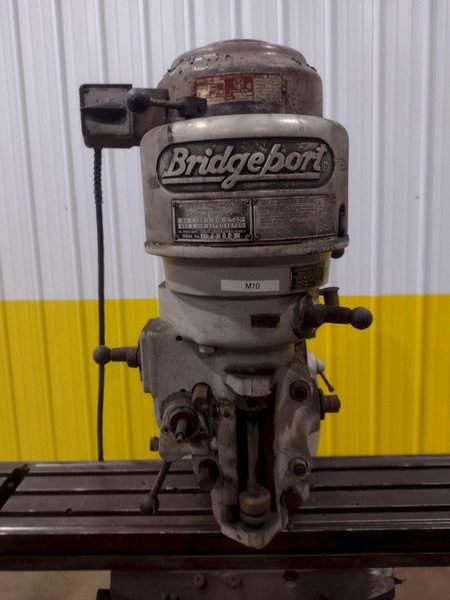 1 HP BRIDGEPORT MODEL J VERTICAL RAM TYPE MILL: STOCK 19390