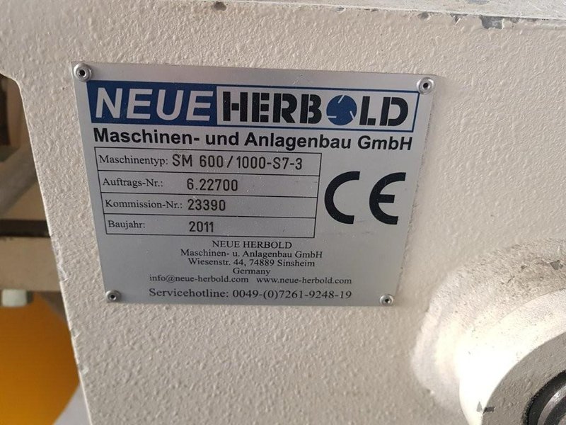 NEUE HERBOLD PLASTICS PROCESSING LINE / HEAVY DUTY PLASTICS SHREDDER