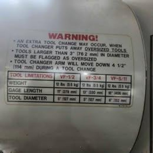 2004 Haas VM-3 CNC Vertical Machining Center – Tooling Included