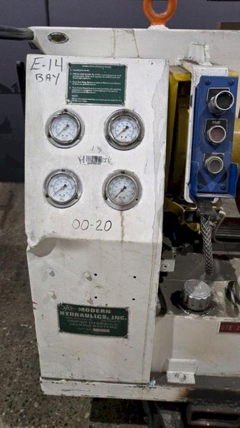 40 TON MODERN HYDRAULICS 4 CYLINDER PORTABLE HYDRAULIC DIE SETTING &amp; SEPARATING SYSTEM: YOBRO #23865
