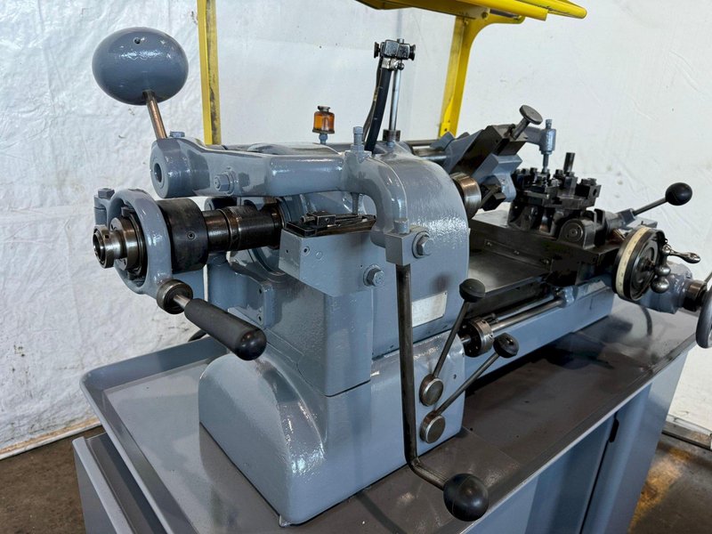 11" X 18" HARDINGE HC TURRET LATHE. STOCK # 0895424