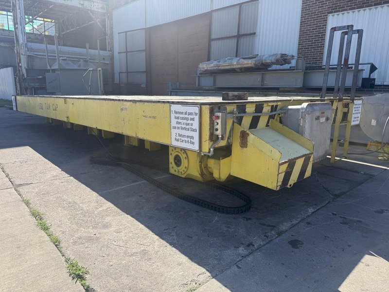 150 TON x 14' WIDE x 34' LONG P&amp;E HEAVY DUTY SELF POWERED TRANSER RAIL CAR / CART: STOCK #23112