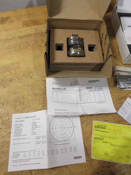 Renishaw OMP600 Probe w/ Manuals &amp; Accessorie Kit - Auction Item