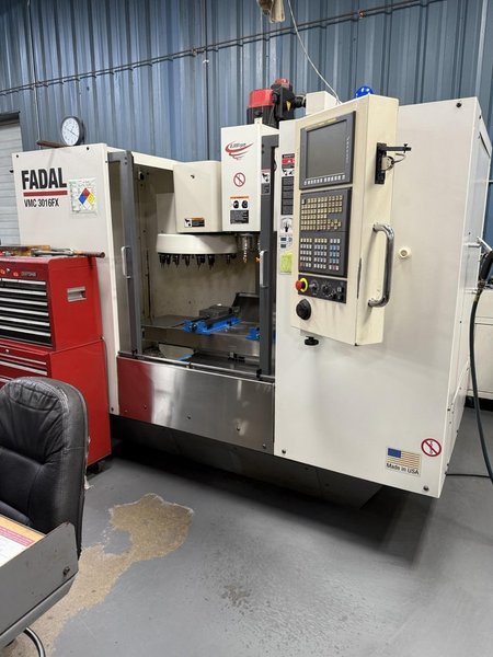 Fadal VMC 3016FX VMC, 2007 – 8,000 RPM, Fanuc 0i-MC Control, 20 Tool ATC