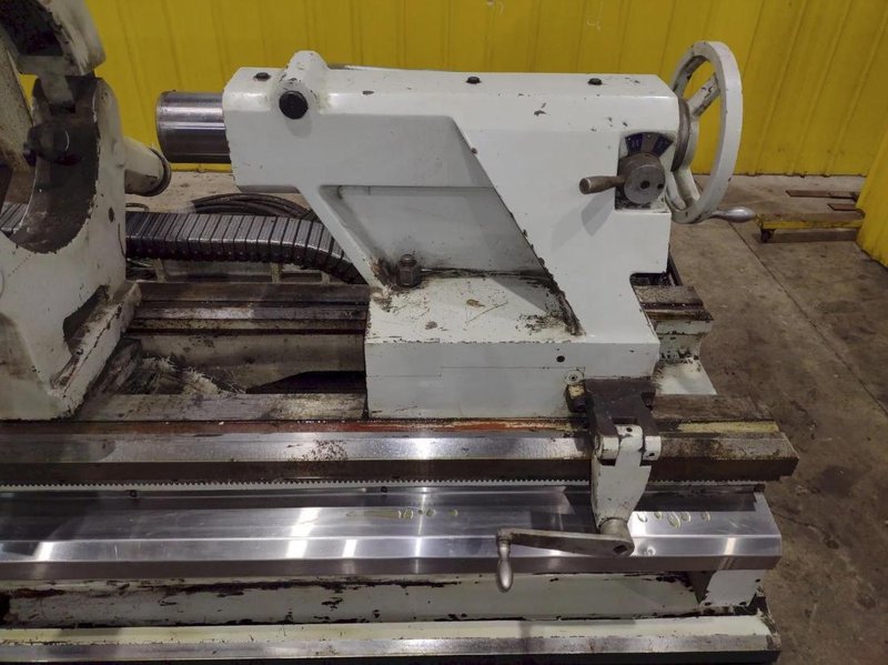 35" X 120" WILLIS PK35 HOLLOW SPINDLE ENGINE LATHE 10" HOLE. STOCK # 0547226