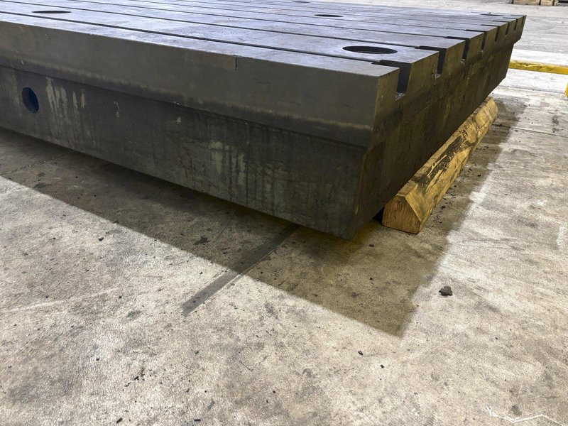78&quot; X 216.5&quot; &#039; BAY CAST T-SLOTTED CAST LAYOUT FLOOR PLATE: STOCK  #22064
