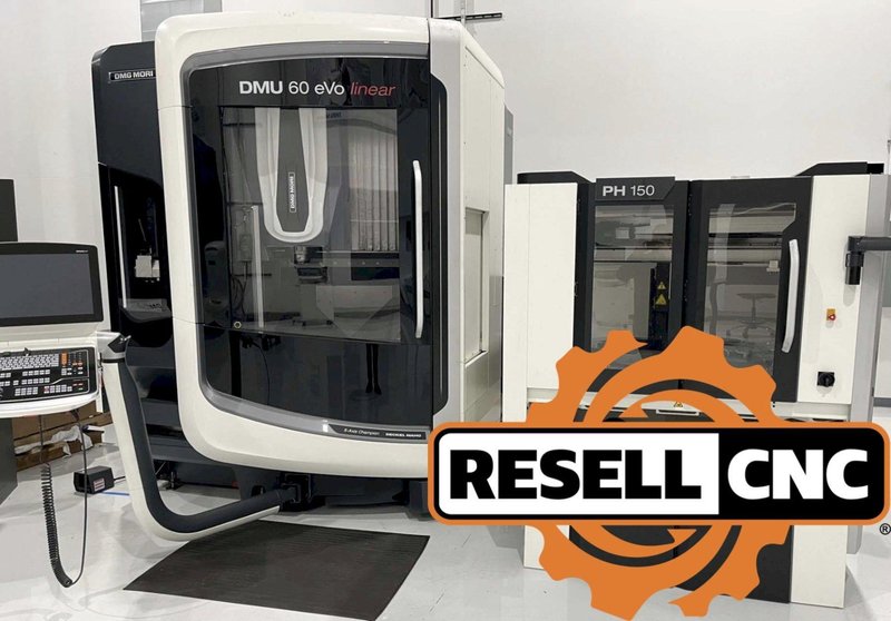 DMG Mori DMU 60 eVo Linear 5 Axis Vertical Mill with PH150 Cell