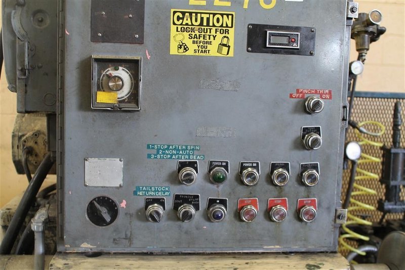 AUTO SPIN &amp; BEAD FORMING LATHE: STOCK #61517
