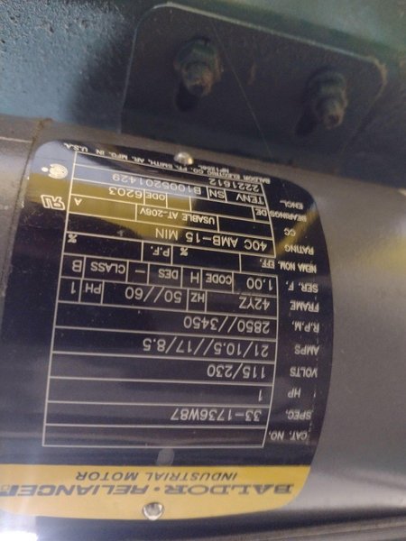 60" X 48" X 3500 LB SOUTHWORTH MODEL #LS4-36 DOUBLE ROLLER TOP LIFT TABLE, 110V SINGLE PHASE: STOCK #20929