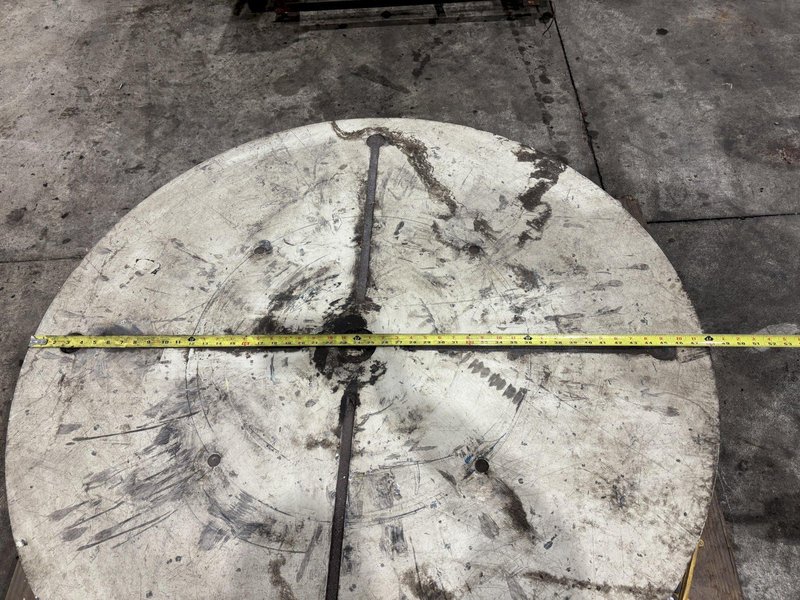 12,000 LBS X 48" PANDJIRIS MODEL MT-120-4.5 POWERED ROTARY TABLE WELDING POSITIONER, 115V: STOCK #22644