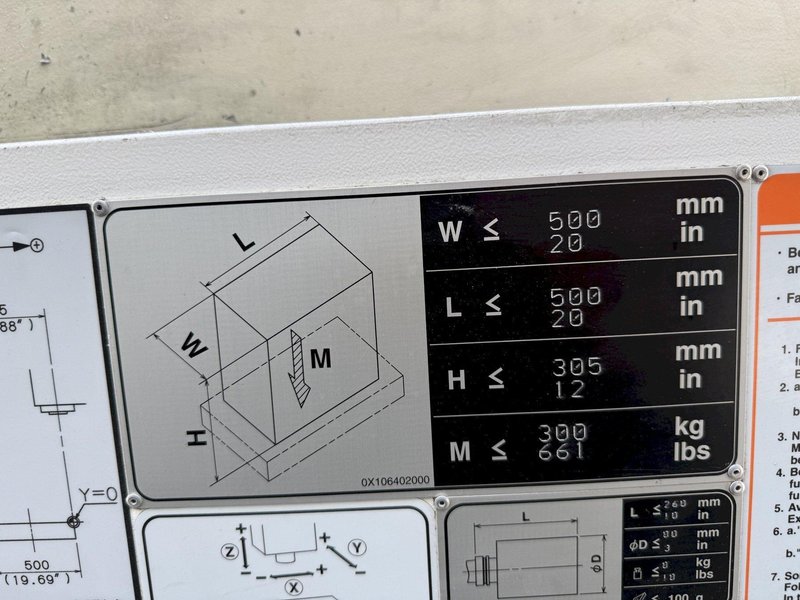 Used 2018 Mazak VC-500A 2PC CNC Vertical Machining Center For Sale