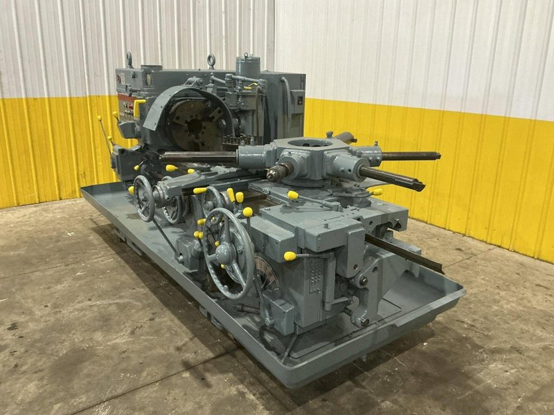 2A WARNER &amp; SWASEY MODEL #M-3470 CROSS SLIDING TURRET LATHE: YOBRO #25009