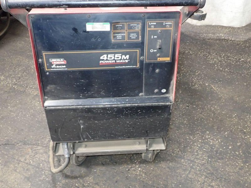 LINCOLN 450 AMP WELDER  -  POWER WAVE 455 M