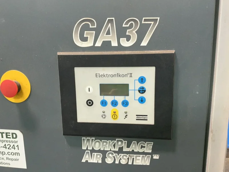 ATLAS COPCO 50 HP AIR COMPRESSOR   -  GA 37