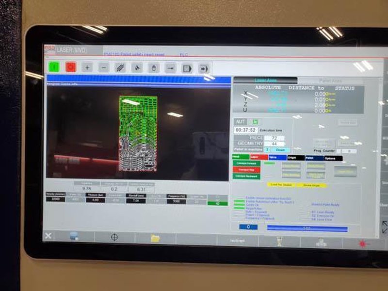 2019 MVD F6 Fiber Laser Cutting System (#5863)