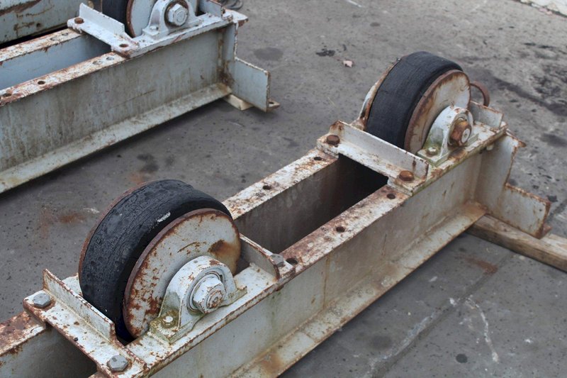 15 TON ARONSON 1 DRIVE 2 IDLERS TANK TURNING ROLLS: STOCK #72464