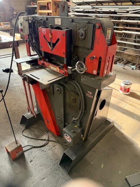 65 Ton Edwards Ironworker, 2012 – Pipe Bending Attachment, Dies, Tooling Included
