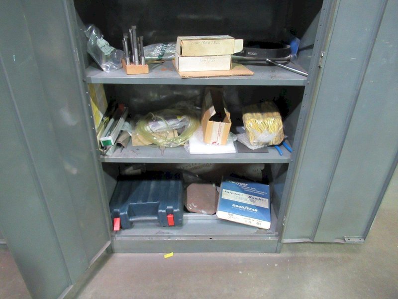 Berger 2-Door Cabinet with Contents- Auction Item