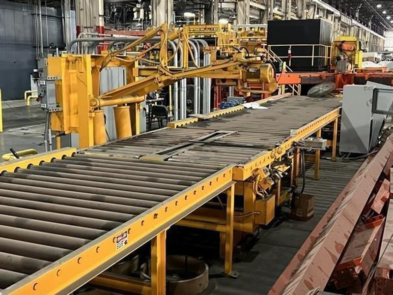 72&quot; x 10,000 LB Banding Line With 5 Ton Monorail System STOCK #3044