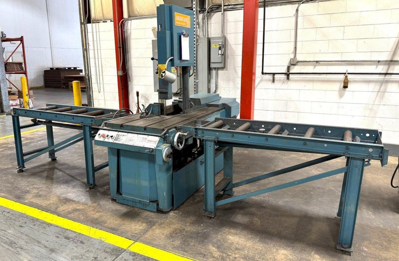 18&quot; x 20&quot; Marvel Vertical Band Saw No. 8 Mark I, Tilt Head, 1&quot; Blade, 2 HP
