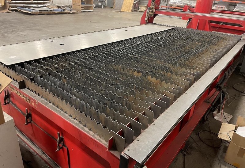 5′ x 10′ DynaTorch XLS Plasma Cutting Table, 2015 – 65 Amp Hypertherm Powermax 65